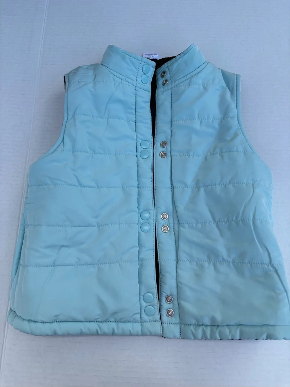Vintage Gymboree Brown Puffer Vest with Multicolor Polka Dots size s
